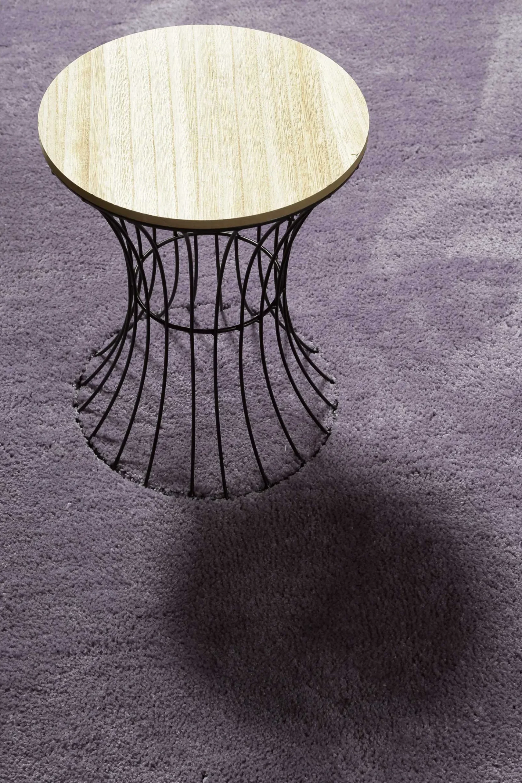Teppich Lila Hochflor "Pisa" Homie Living