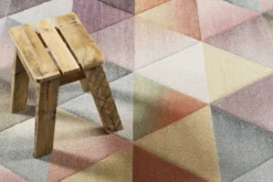 Teppich Rosa Flieder Türkis