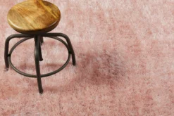 Teppich Rosa glänzend Hochflor 