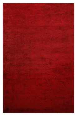 Teppich Rot Hochflor B-Ware "Lulu" Homie Living