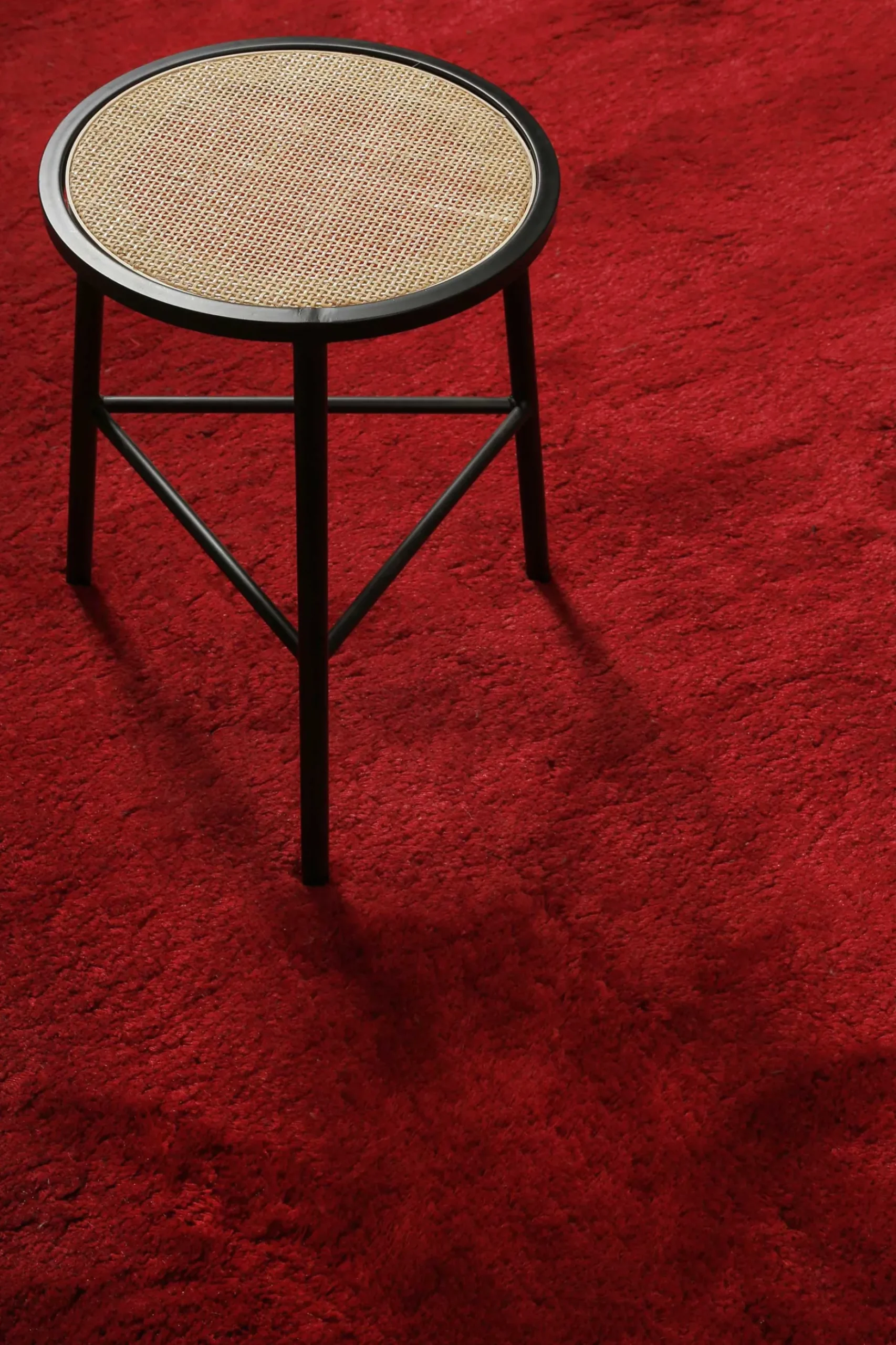 Teppich Rot Hochflor B-Ware "Lulu" Homie Living