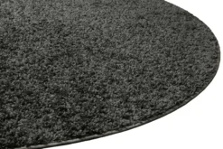 Teppich Rund Anthrazit Hochflor "Greta" WECONhome Basics