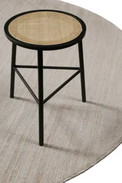 Teppich Rund Creme Beige