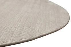 Teppich Rund Creme Beige