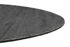 Teppich Rund Grau Kurzflor 