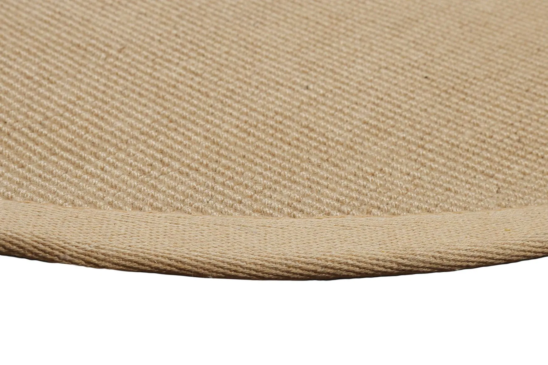 Teppich Rund Natur aus Jute "Hugo one" WECONhome