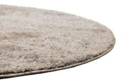 Teppich Rund Sand Hochflor