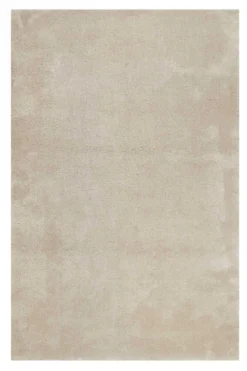 Teppich Sand Beige Hochflor