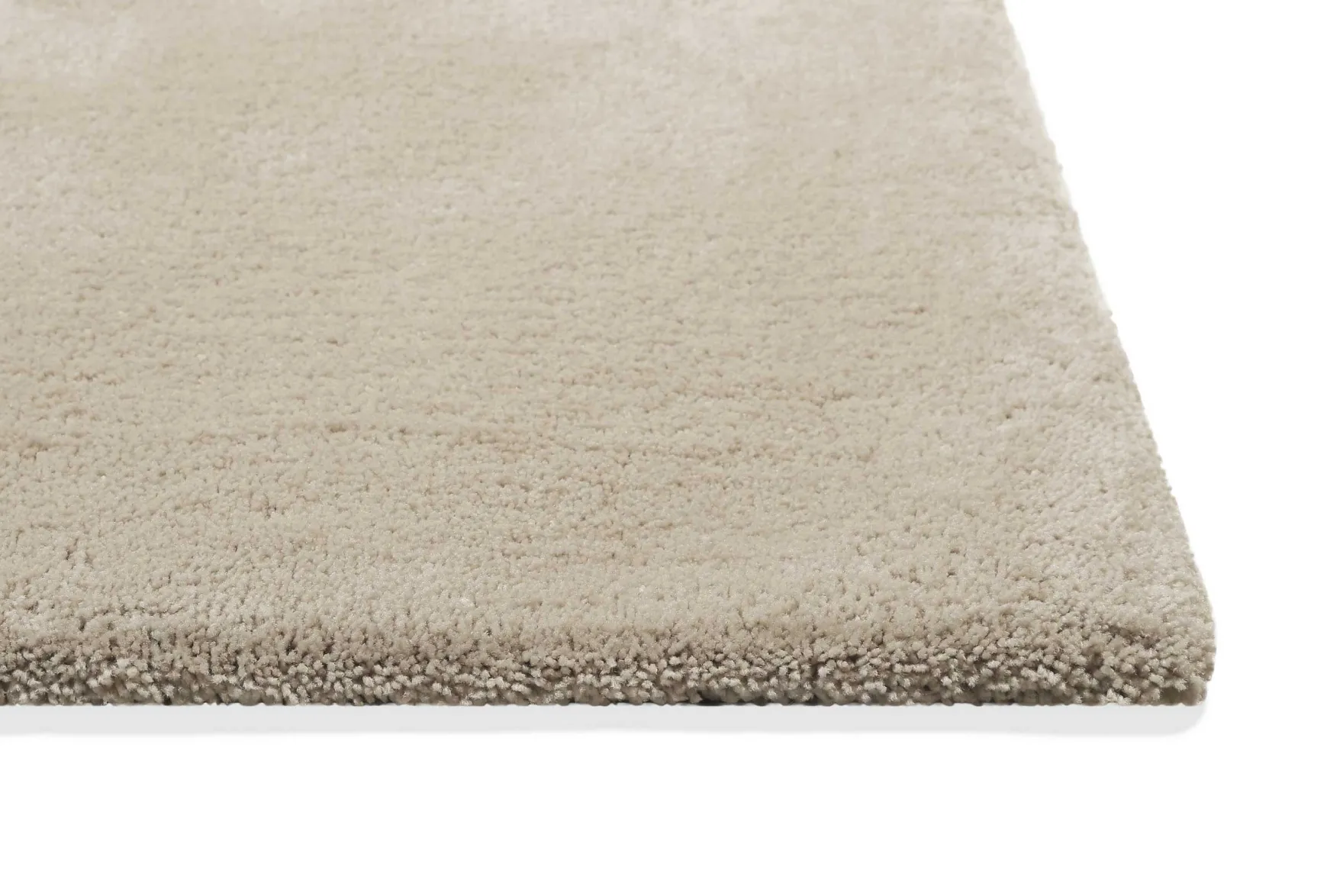 Teppich Sand Beige Hochflor "Emilia" WECONhome Basics