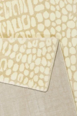 Teppich Sand Beige Kurzflor 