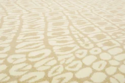 Teppich Sand Beige Kurzflor 