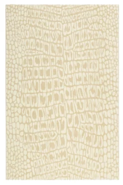Teppich Sand Beige Kurzflor 