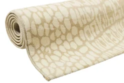 Teppich Sand Beige Kurzflor 