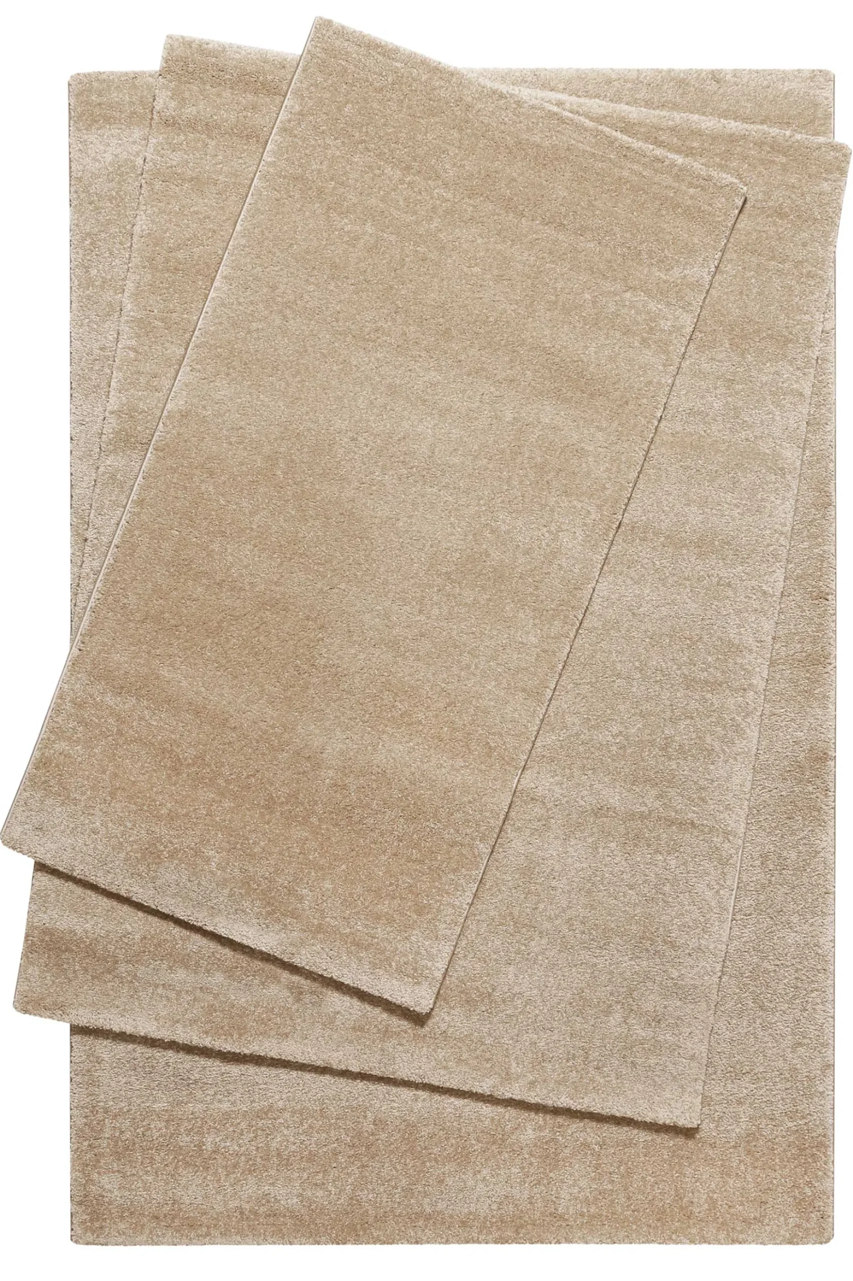 Teppich Sand Beige Kurzflor "Lido" Homie Living