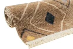Teppich Sand Braun Bunt Kurzflor B-Ware "Mont Royal" WECONhome