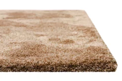 Teppich Sand Braun Hochflor