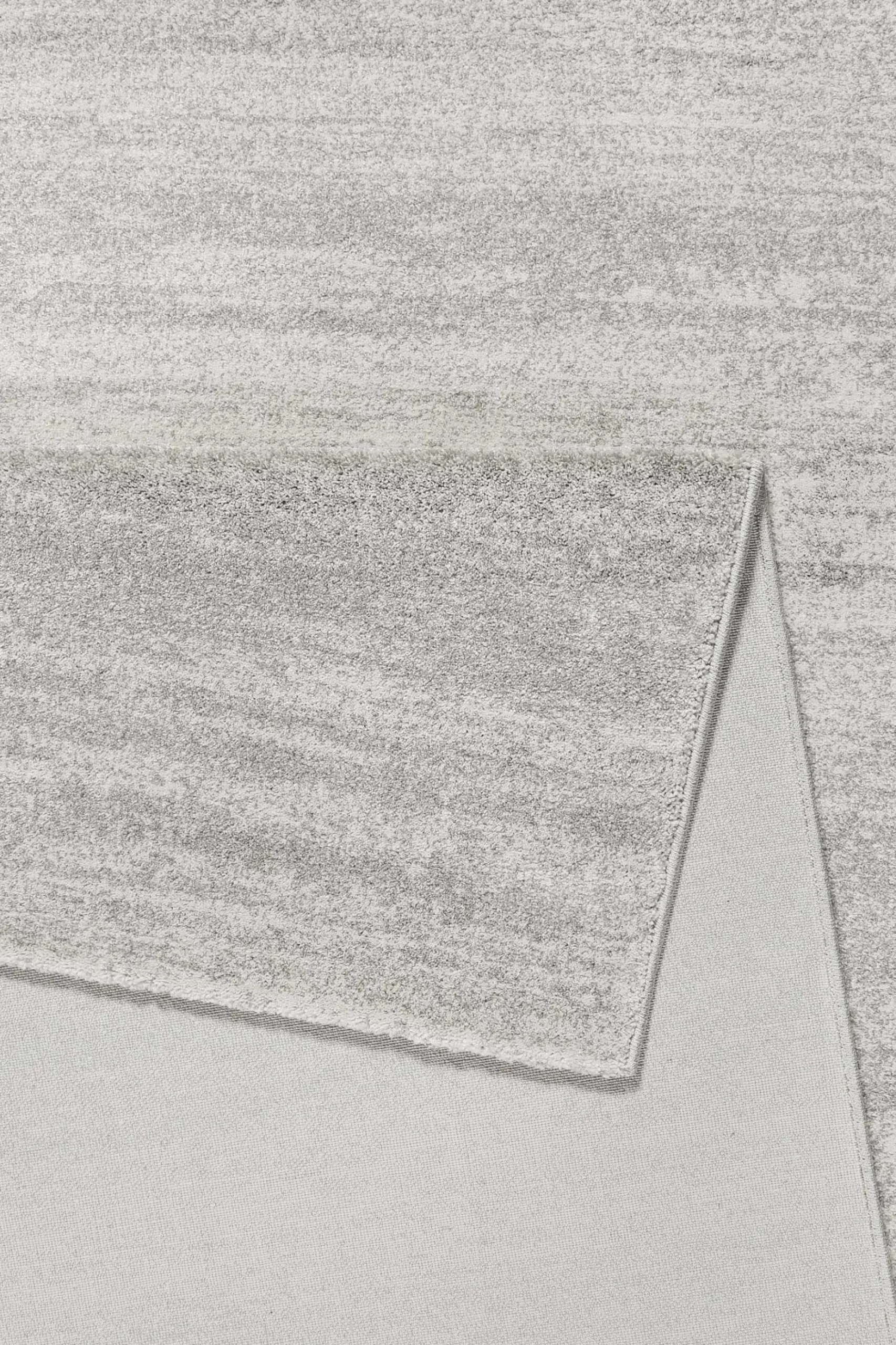 Teppich Silber Creme Kurzflor "Island Beach" WECONhome