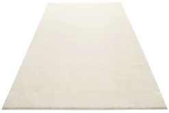Teppich Weiß Creme Kurzflor "Lotta" WECONhome Basics