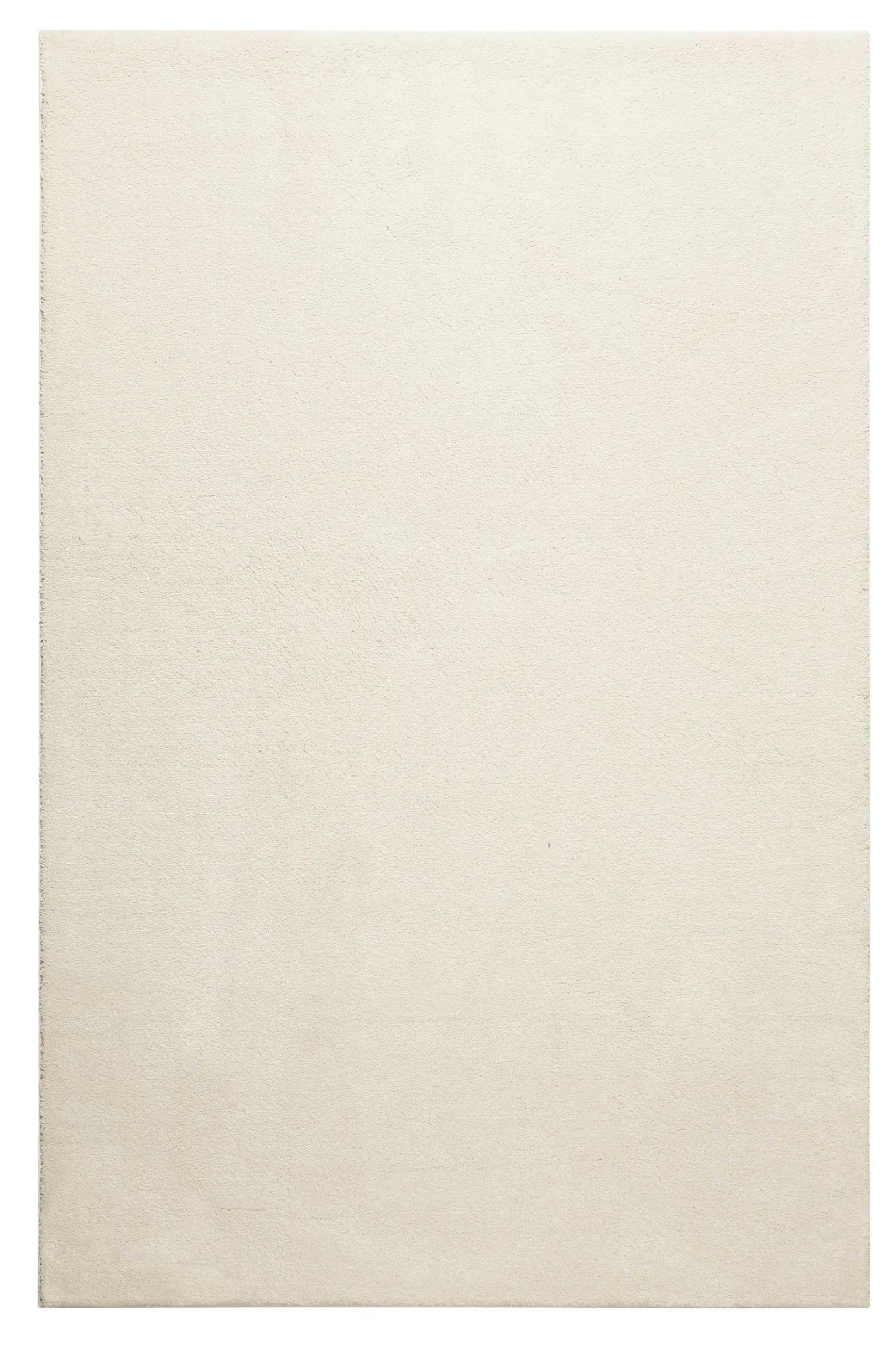 Teppich Weiß Creme Kurzflor "Lotta" WECONhome Basics