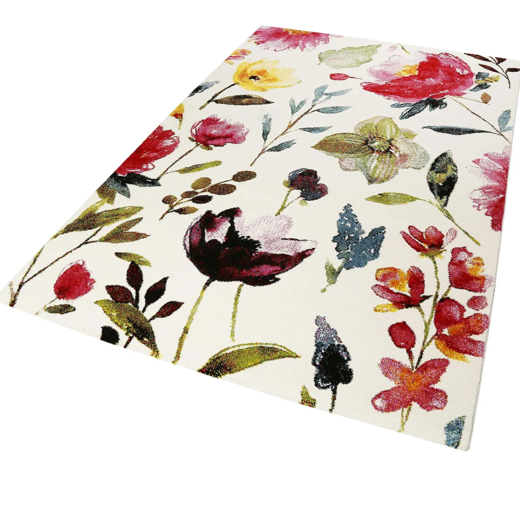 Teppich Weiß Rot "Summer Breeze" WECONhome
