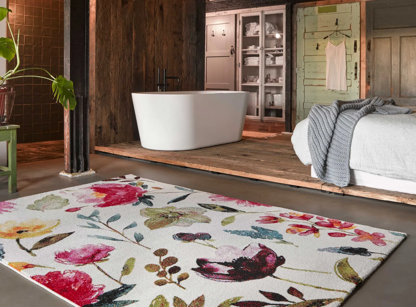 Teppich Weiß Rot "Summer Breeze" WECONhome