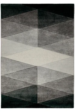 Teppich 160x230 Wohnzimmer Farbverlauf Schwarz