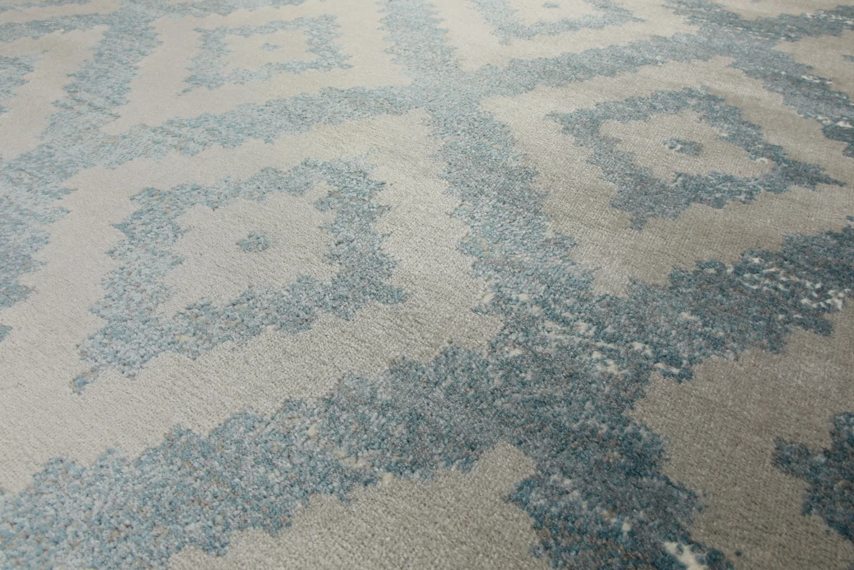 Teppich 160x230 Wohnzimmer Grau Blau