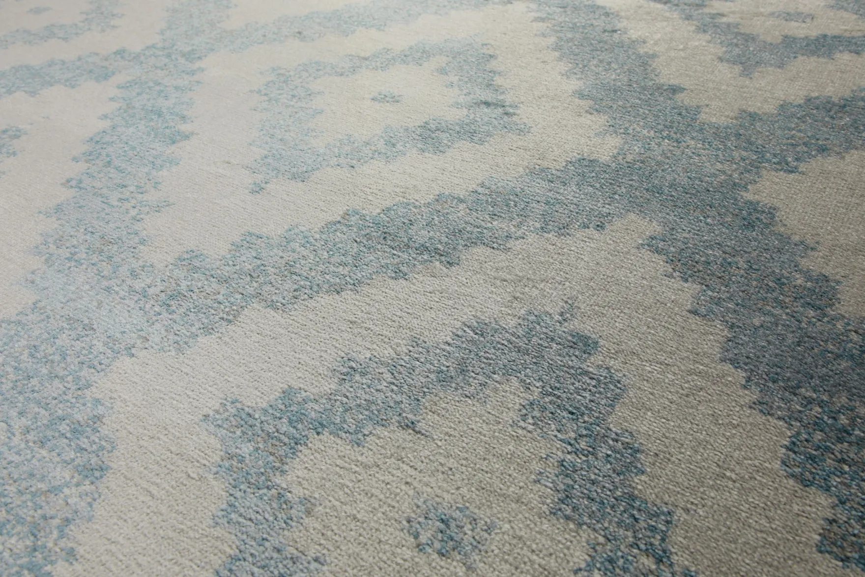 Teppich 160x230 Wohnzimmer Grau Blau Muster
