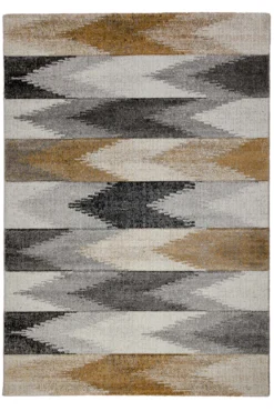 Teppich 160x230 Wohnzimmer Muster Farbverlauf
