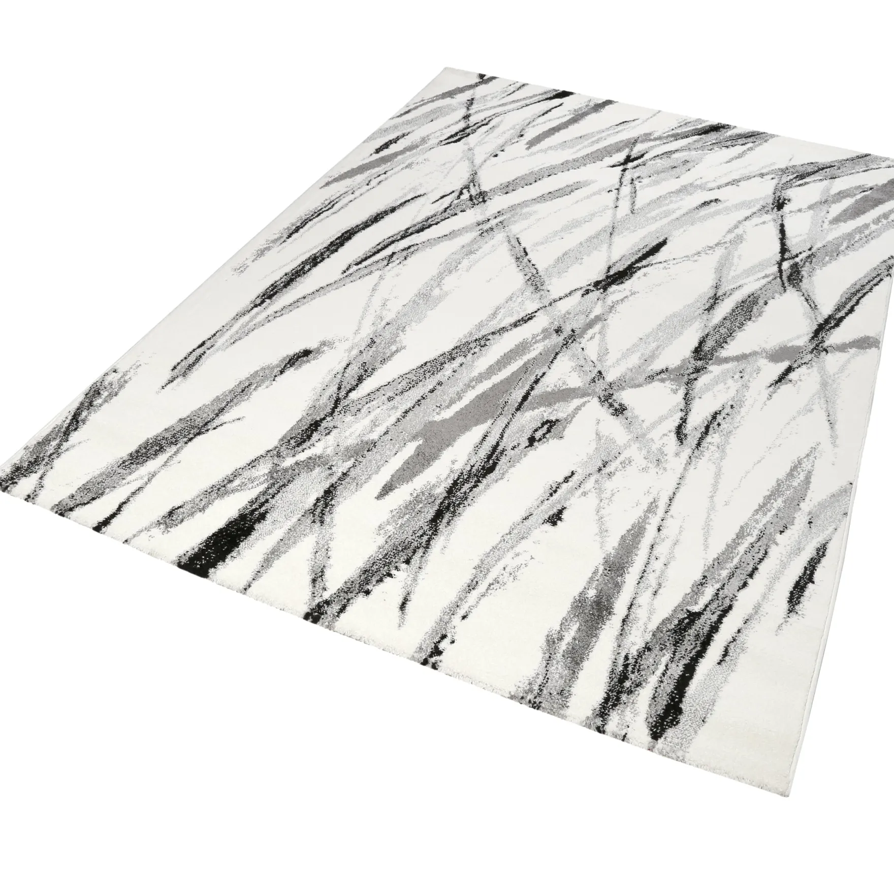 Teppich 160x230 Wohnzimmer Weiß Modern