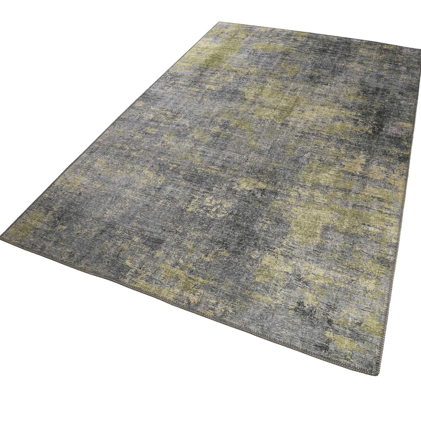 Vintage Teppich Blaugrau Grün "Night Hour" WECONhome