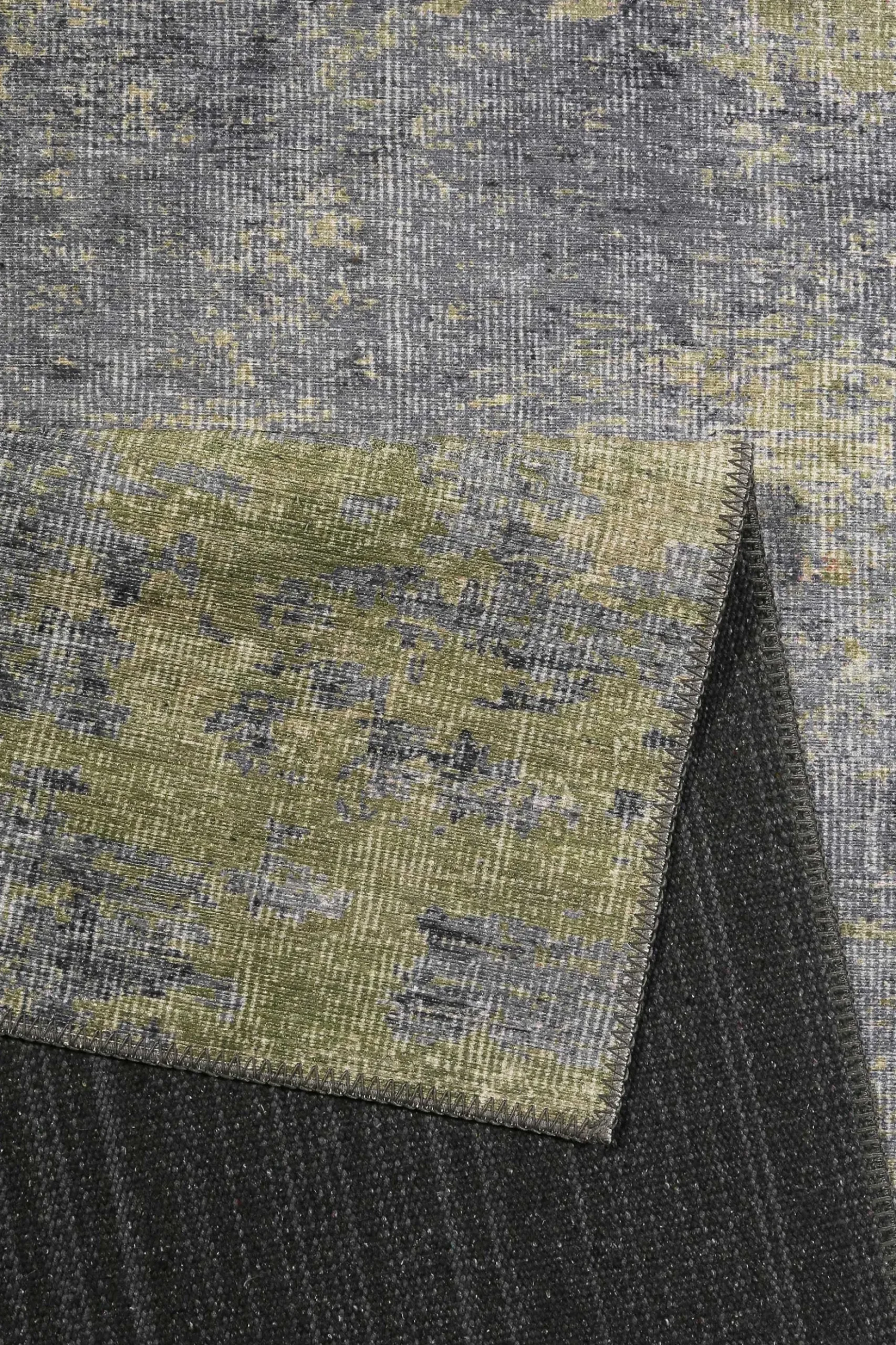 Vintage Teppich Blaugrau Grün "Night Hour" WECONhome