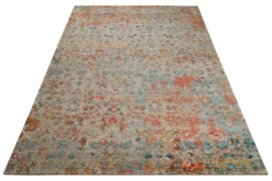 Vintage Teppich Bunt orientalisch aus Neuseelandwolle