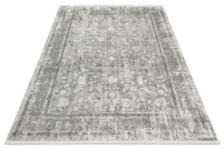 Vintage Teppich Grau Sand Beige Oriental