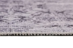 Vintage Teppich Grau Silber