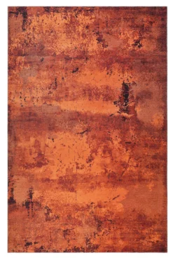 Vintage Teppich Rost Rot Kurzflor "Radiate" WECONhome