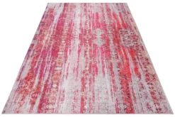 Vintage Teppich Rot Lila Orange Pink
