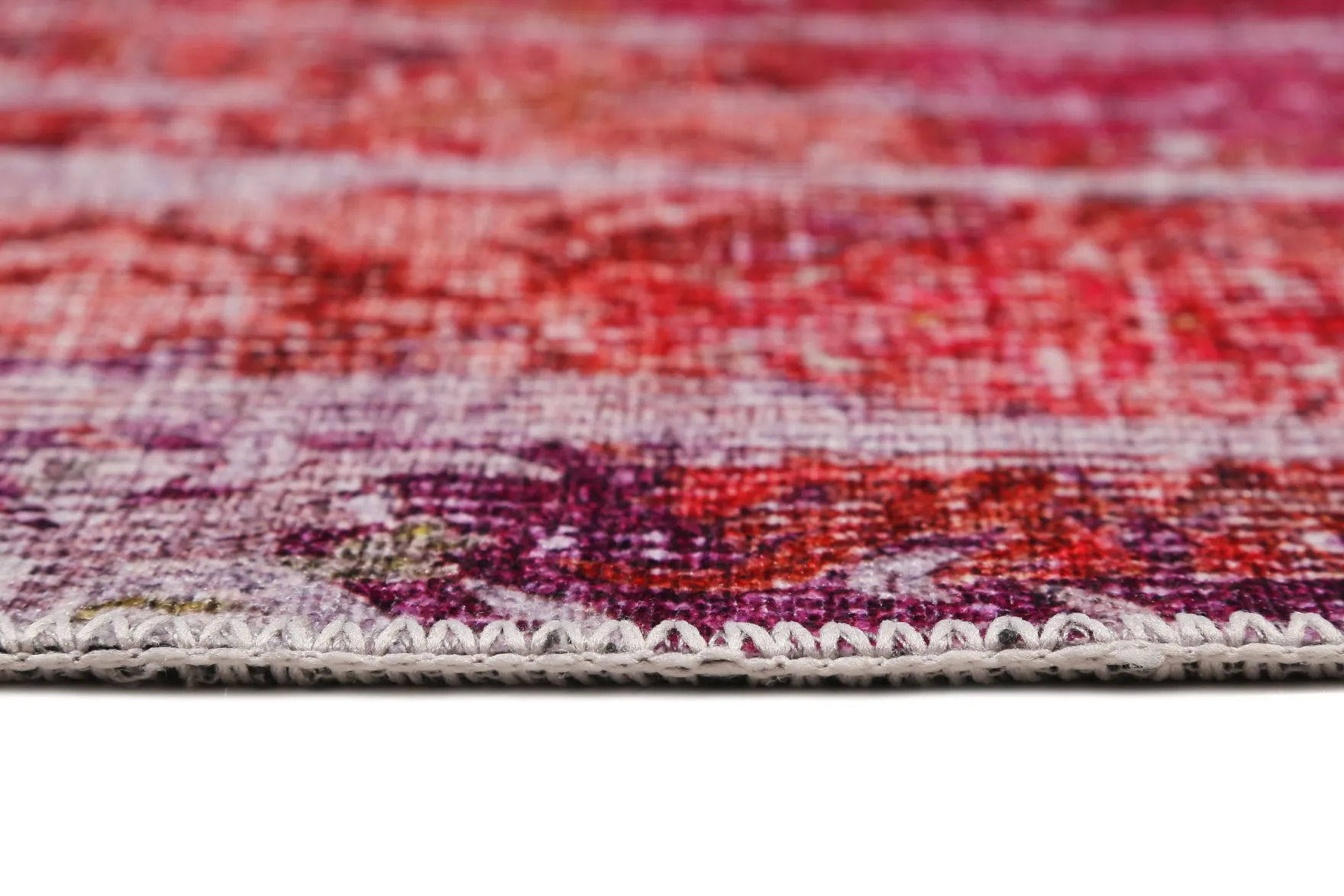 WECONhome Teppich 240x290 Rot Lila Pink