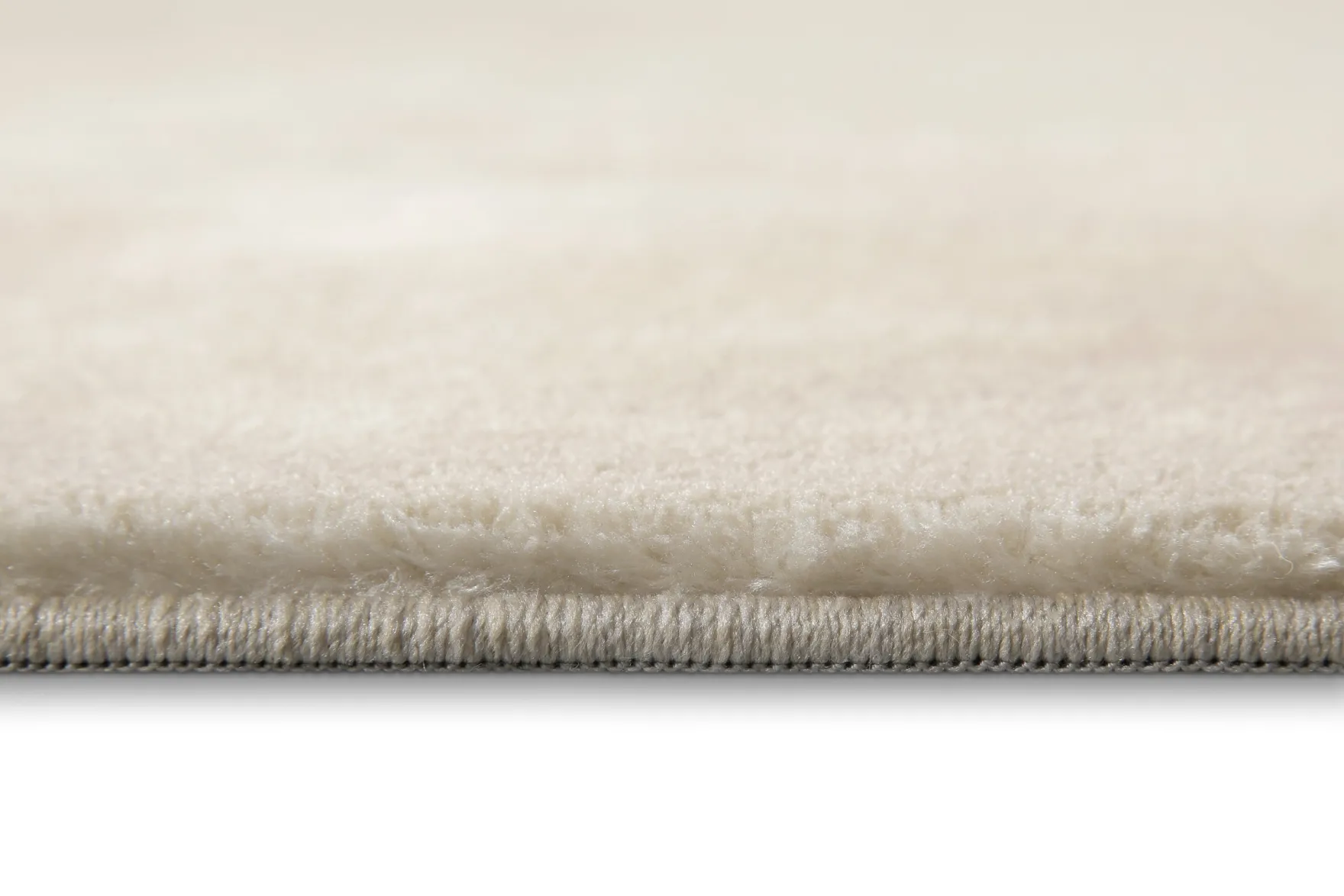 Weicher Hochflor Teppich Creme Beige "Eriksson" WECONhome