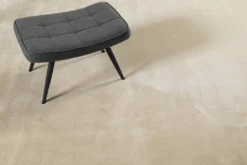 Weicher Hochflor Teppich Creme Beige