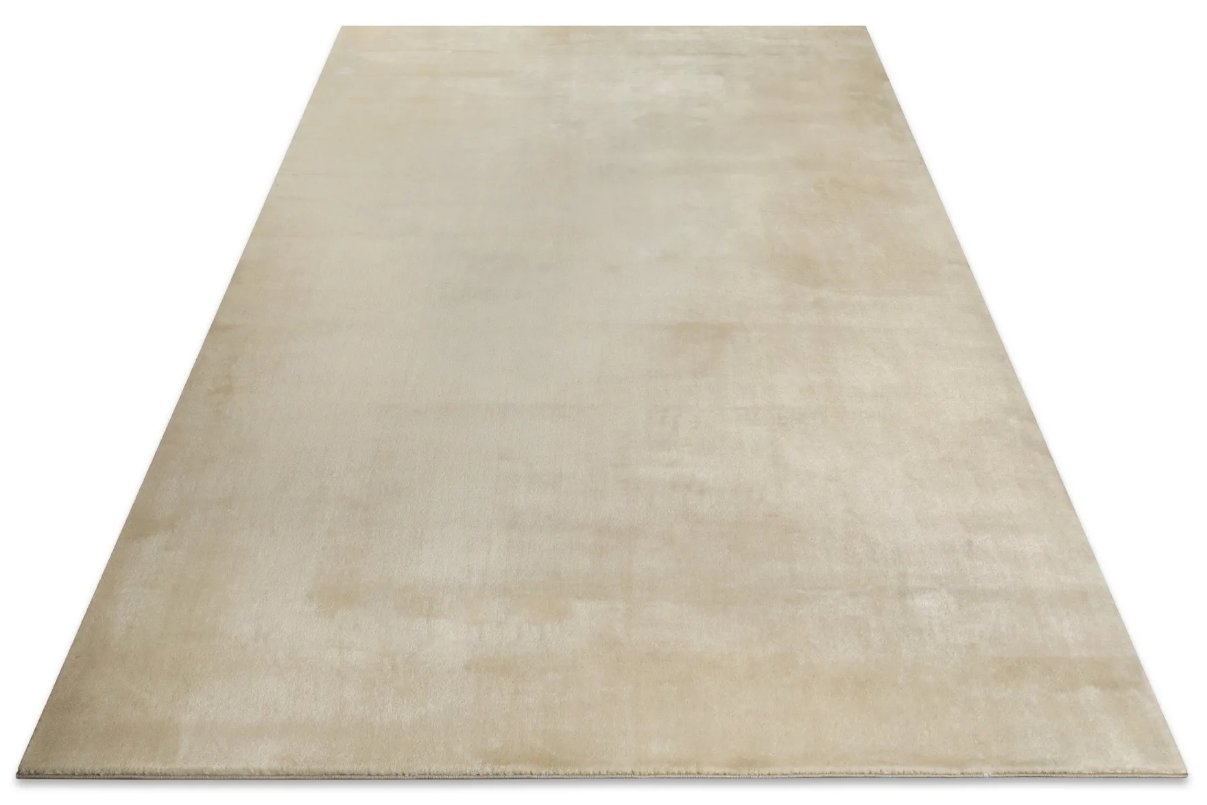 Weicher Hochflor Teppich Creme Beige "Eriksson" WECONhome