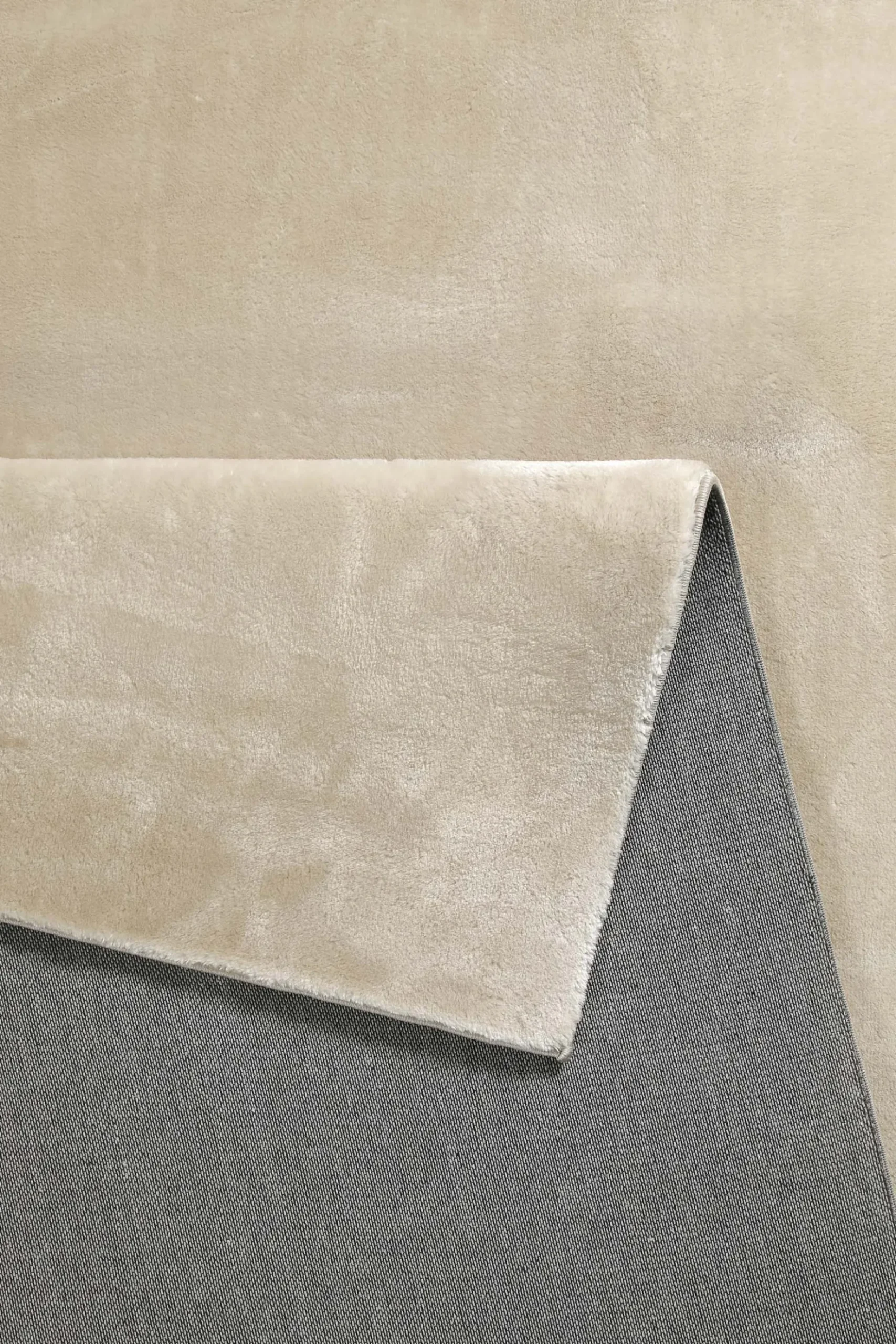 Weicher Hochflor Teppich Creme Beige "Eriksson" WECONhome