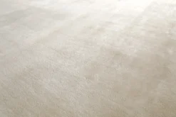 Weicher Hochflor Teppich Creme Beige