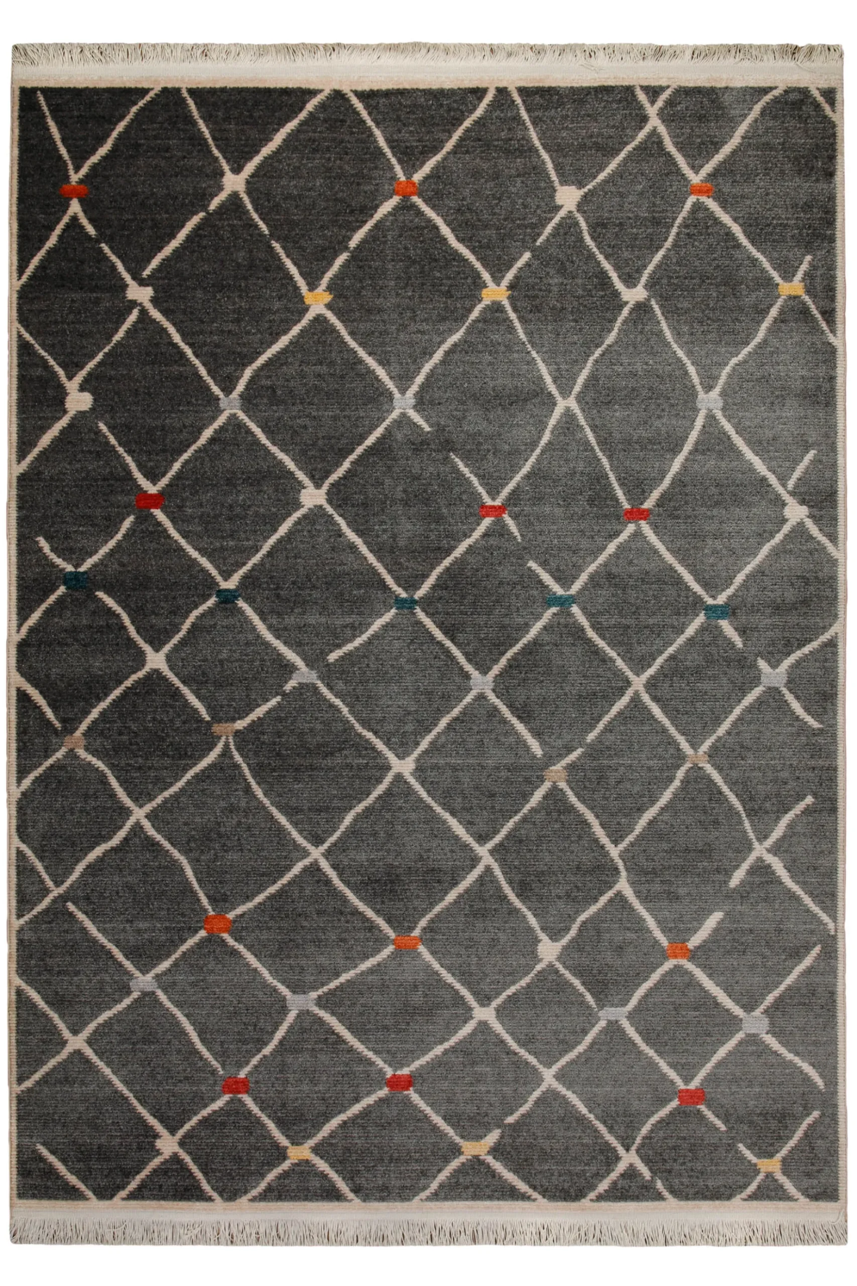 160x230 cm Teppich Wohnzimmer Anthrazit