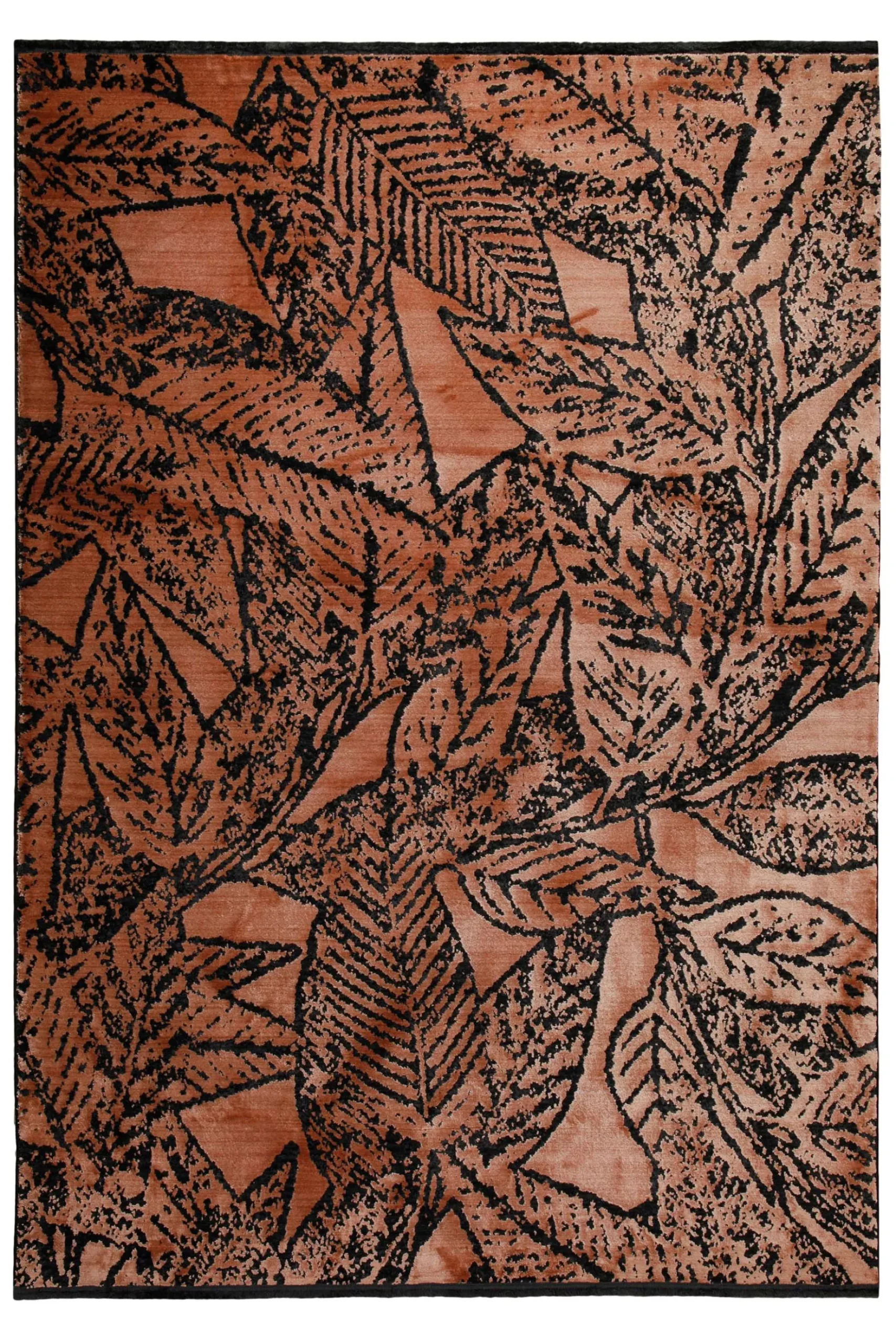 160x230 cm Teppich Wohnzimmer Orange