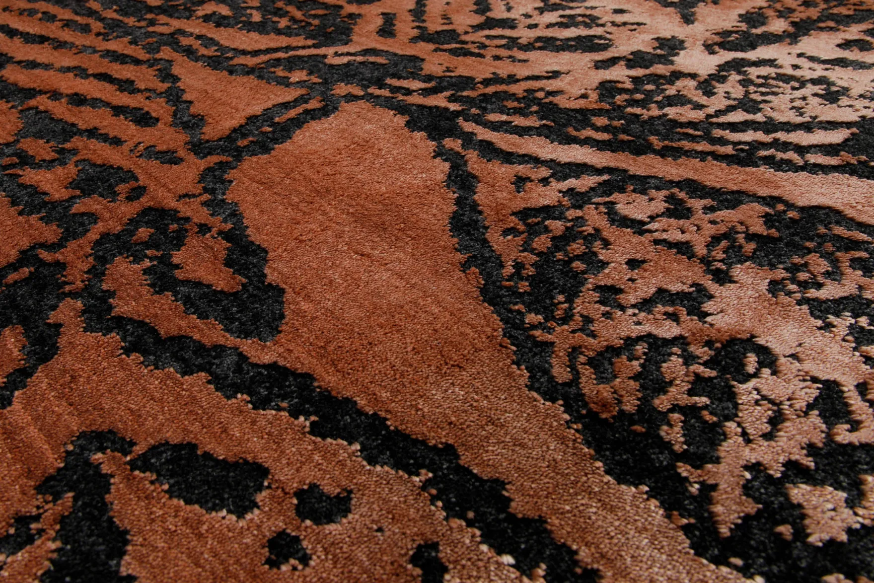160x230 cm Teppich Wohnzimmer Orange