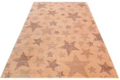 160x230 Teppich Kinderzimmer Orange Sterne