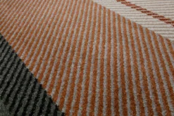 160x230 Teppich Wohnzimmer Beige Gestreift