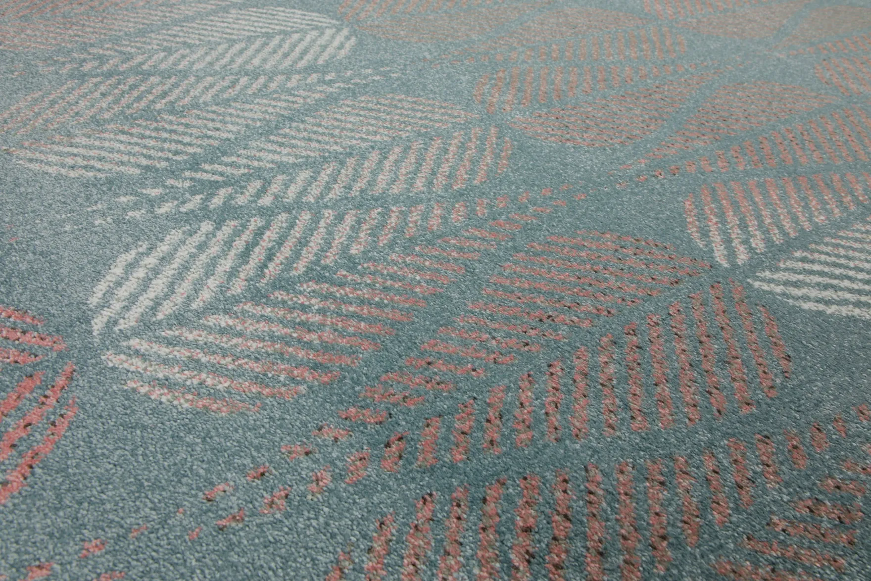 160x230 Teppich Wohnzimmer Blau Tropfen
