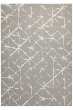 160x230 Teppich Wohnzimmer Creme Weiß